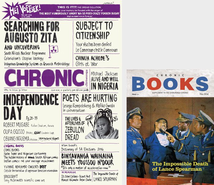 New issue of Chimurenga Chronic out now.