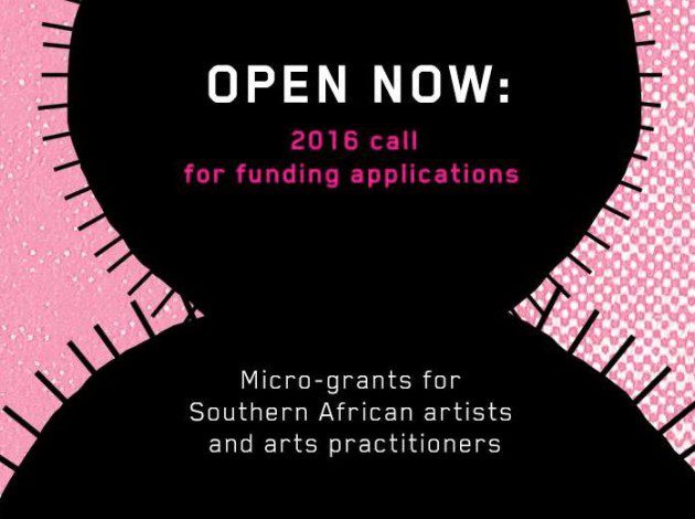 Ant funding for Southern African Artists 2016