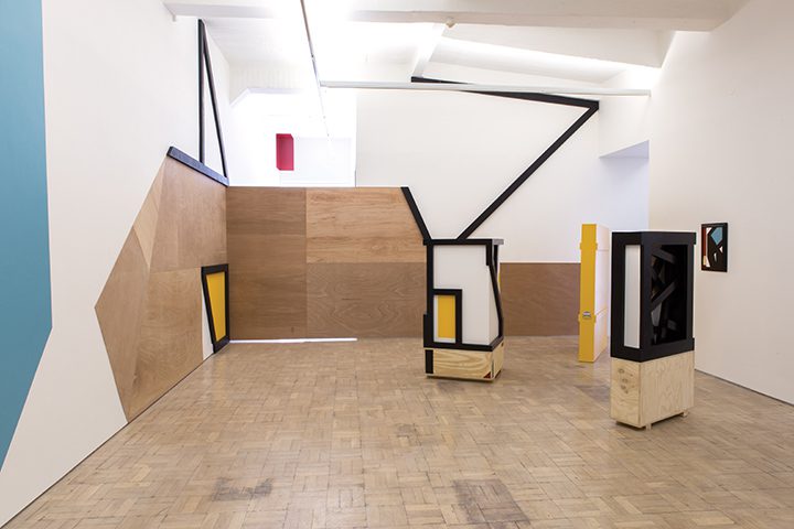  Serge Alain Nitegeka, Black Passage, 2015, Installation view Photo: Mario Todeschini/ Stevenson