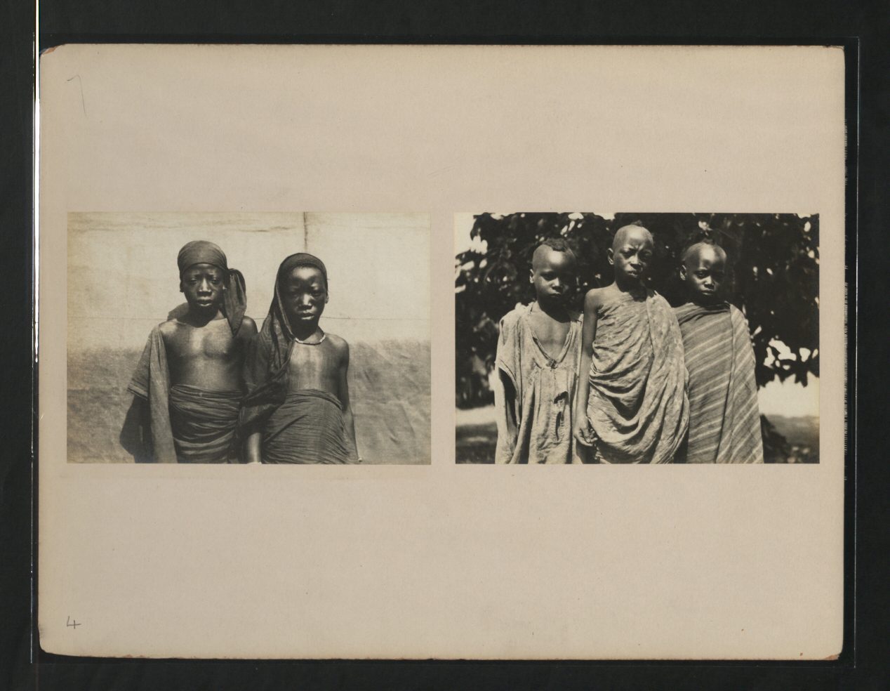 Kamberi girls and boys. Nigeria. 1920s. 