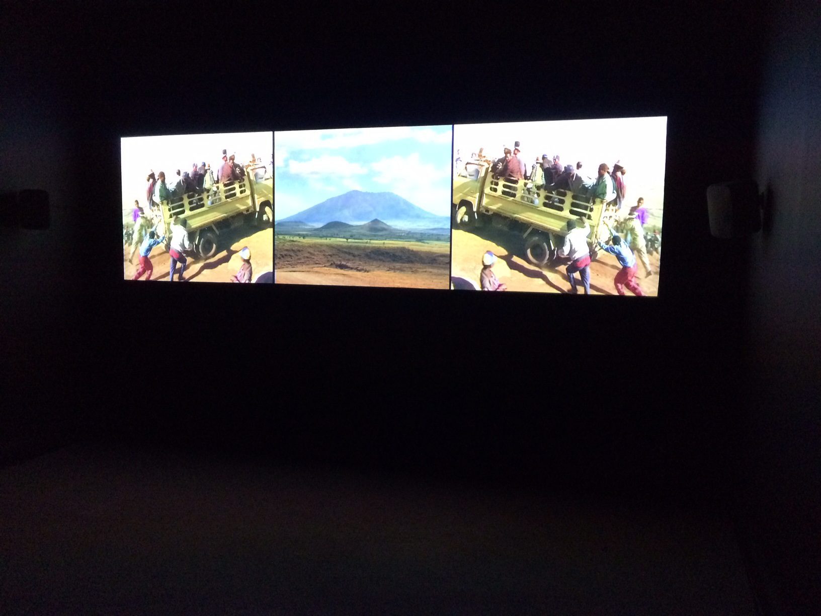 Theo Eshetu Trip to Mount Zuqualla, 2015 Video installation, 7 min, loop