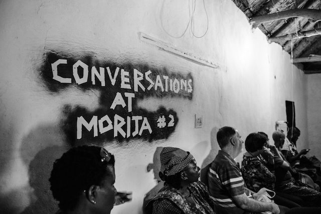 Conversations at Morija #2, 2015. Photo: Meri Hyöky