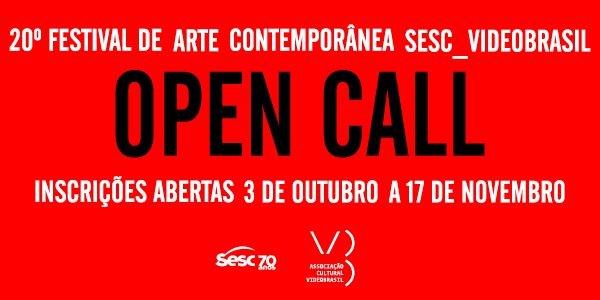 Open call – 20th Contemporary Art Festival Sesc_Videobrasil