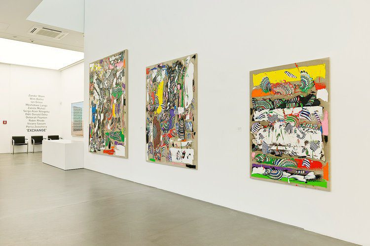 'Exchange', Installation View, courtesy of Galerie Hans Mayer