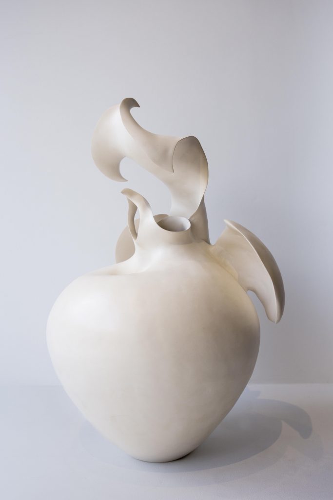 Astrid Dahl 'Slipper Orchid', 2015, ceramic; Courtesy 50 Golborne