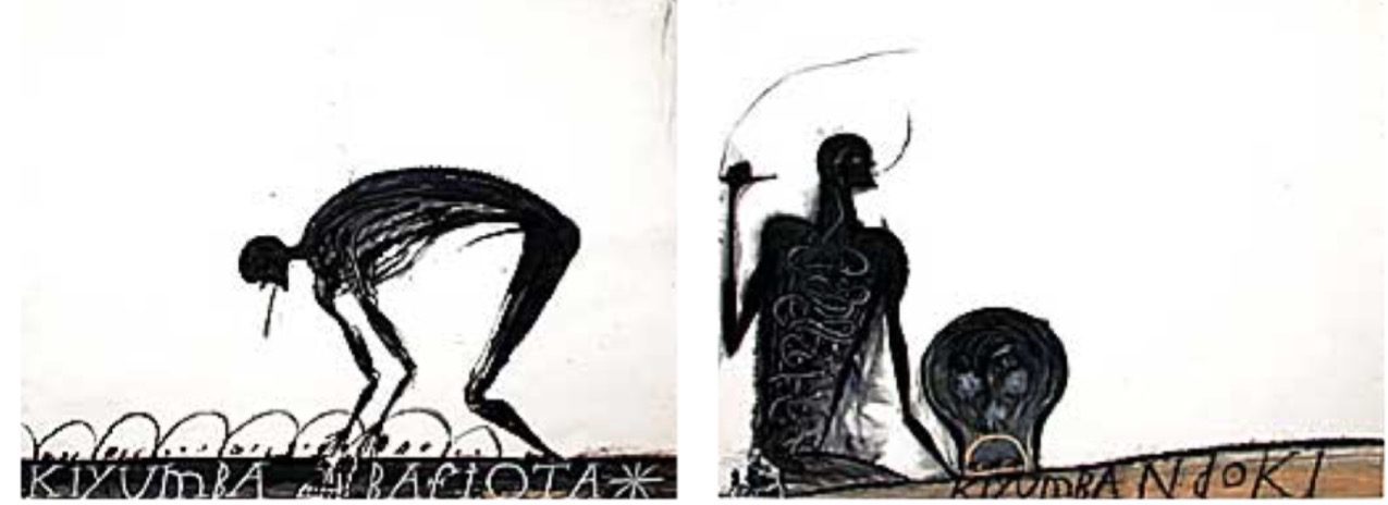 Kiyumba Ndoki (1997) and Kiyumba Bafiota (1997): José Bedia’s work exhibited in the 6th edition of Dak’art (2004)