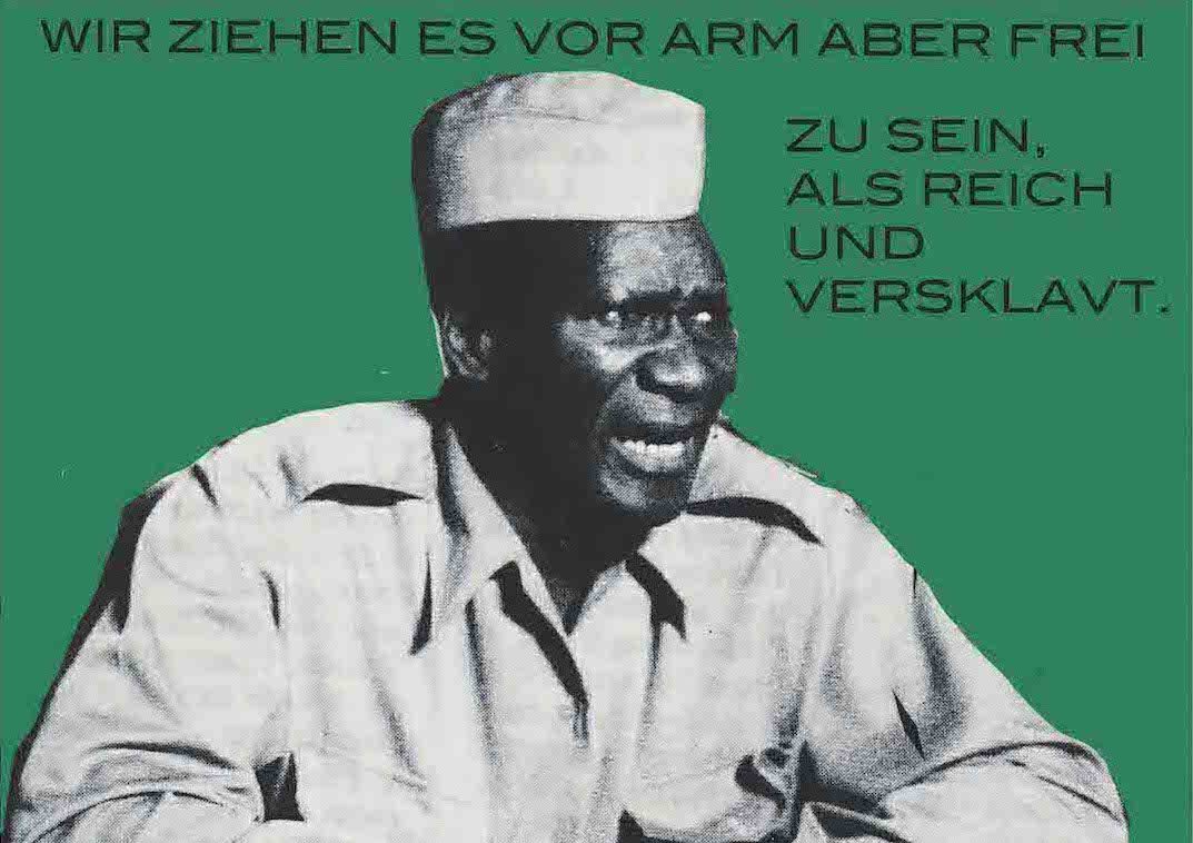 Claude Gomis, Solidarity with Sékou Touré, 2016. Photo. Courtesy of the artist