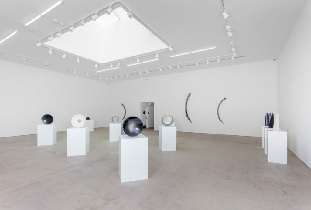 Installation view of Fred Eversley: Black, White, Gray. Art + Practice, Los Angeles. November 12, 2016 – January 28, 2017. Photo: Joshua White/JWPictures.com.
