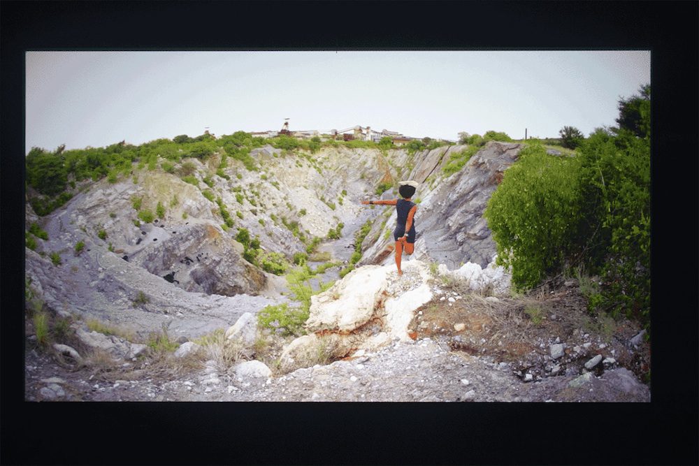Otobong Nkanga, Remains of the Green Hill (still), 2015. Video, 5:48 minutes. Courtesy of the artist and Kadist, Paris.