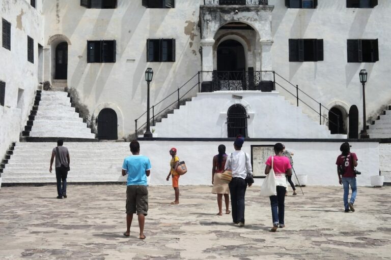 Àsíkò, CCA Lagos international art program. 2013 Participants at Elmina Castle in Ghana. Photo by Mimi Cherono Ng'ok