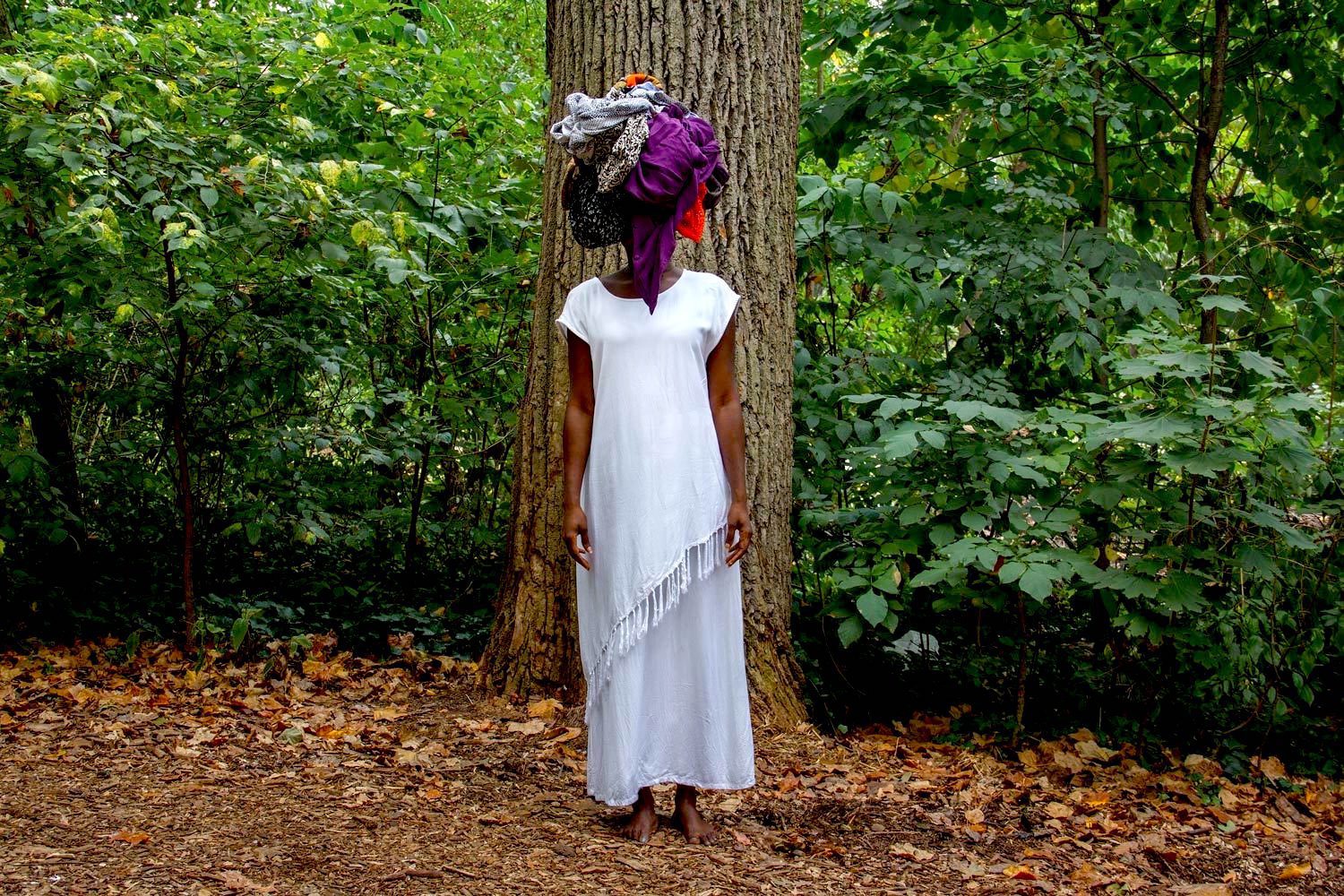 Untitled #1, from the series, Mama's Clothes, 2015, by Keisha Scarville. Courtesy of the artist. 