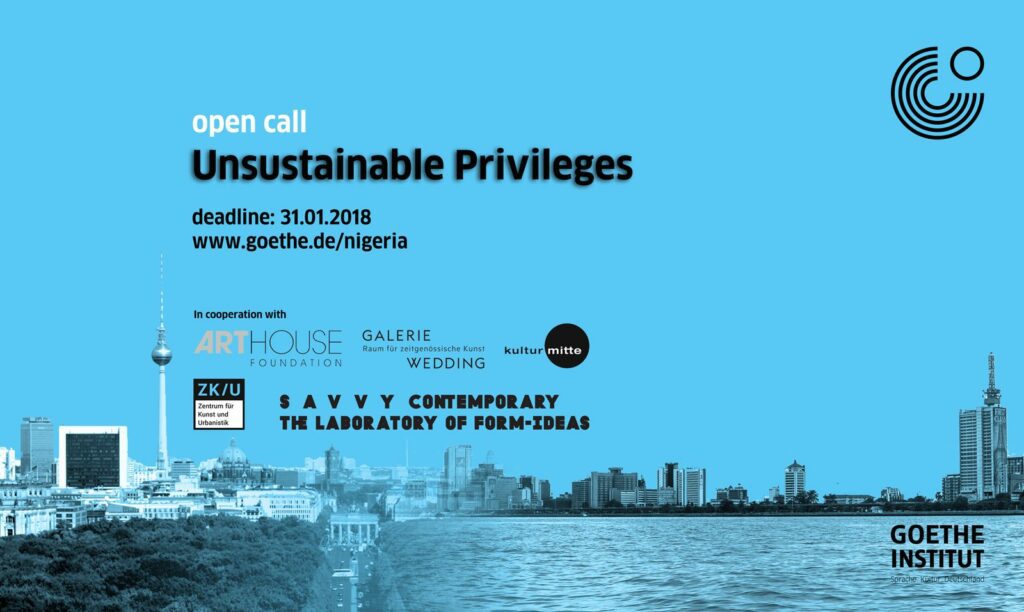 “Unsustainable Privileges” – Call for Artists and Curators from Berlin and Lagos 2018