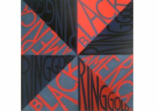 Faith Ringgold, Black Light Series #7 Ego Painting, courtesy of Weiss Berlin