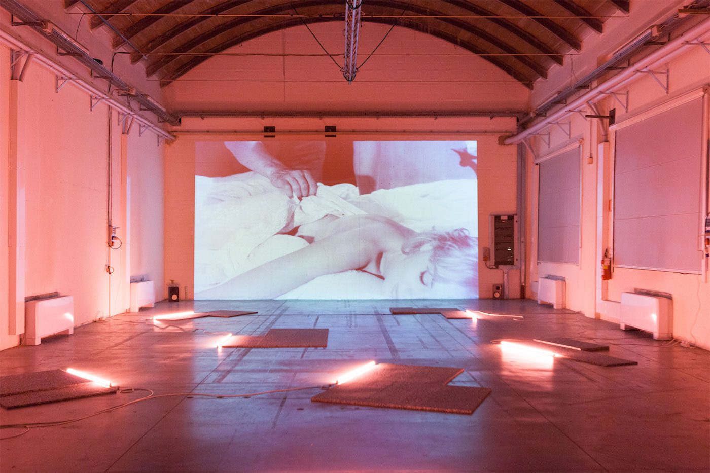 Radha May, Installation View, When the Towel Drops Vol 1 Italy, Fabrica del Vapore, Milan, Italy, 2016