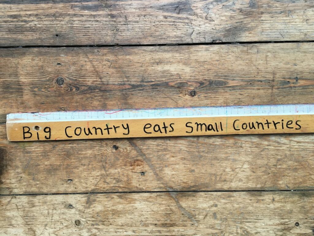 Ermias Kifleyesus, 'Big country eats small countries', (2009)