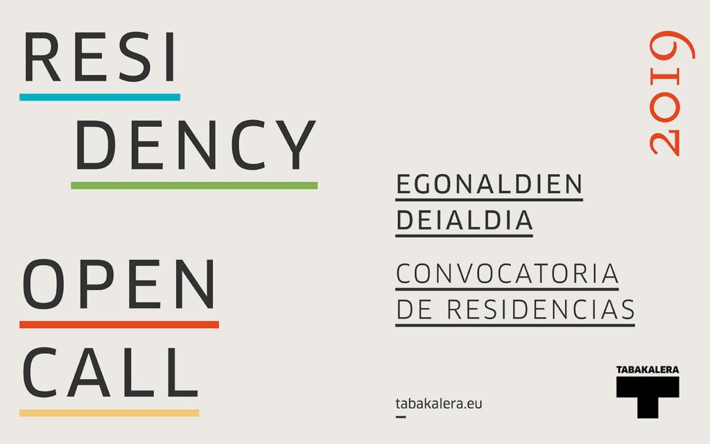 International Call for Residencies At Tabakalera 2019