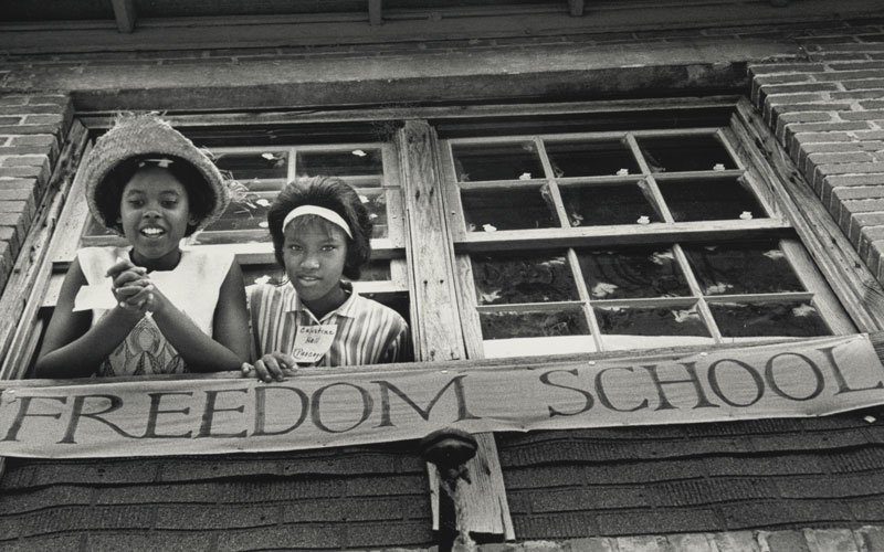 Students attending a Freedom School, Mississippi, 1964. Photo: Ken Thompson.

