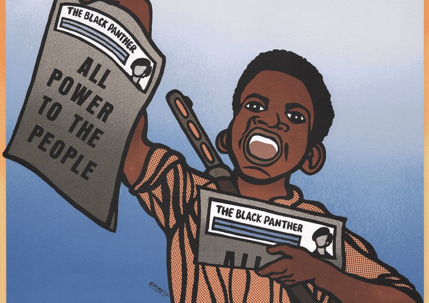 

Emory Douglas, Paper Boy, 1969. Black Panther Poster. Courtesy of the artist
