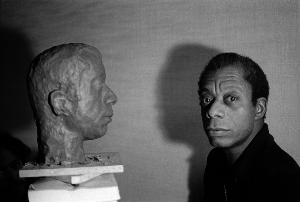 Jane Evelyn Atwood, James Baldwin with bust of himself sculpted by Larry
Wolhandler, Paris, France, 1975 (detail). Gelatin silver print, 7 × 9 3/8 inches
(17.8 × 23.8 cm)