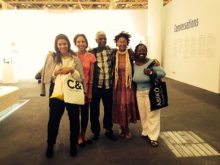 After the C& conversation with Bisi Silva and El Anatsui at Art Basel June 2014.
