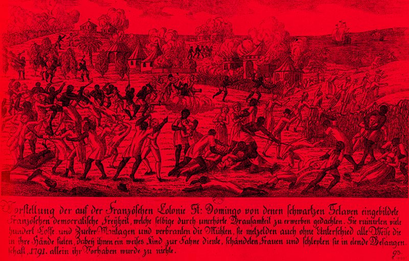 Red Fire in Saint Domingo, 1791. 
