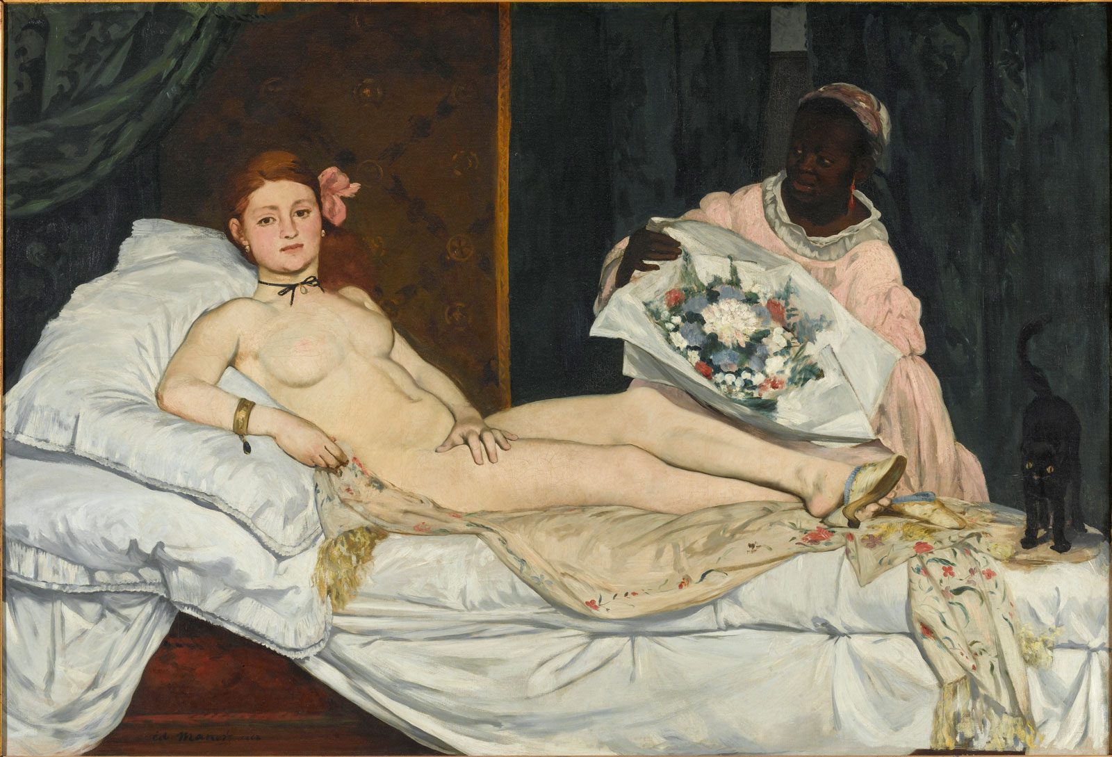 Édouard Manet, Laure, 1863. Oil on canvas, 130 x 190 cm (via Wikimedia Commons, Musée d’Orsay, Paris)