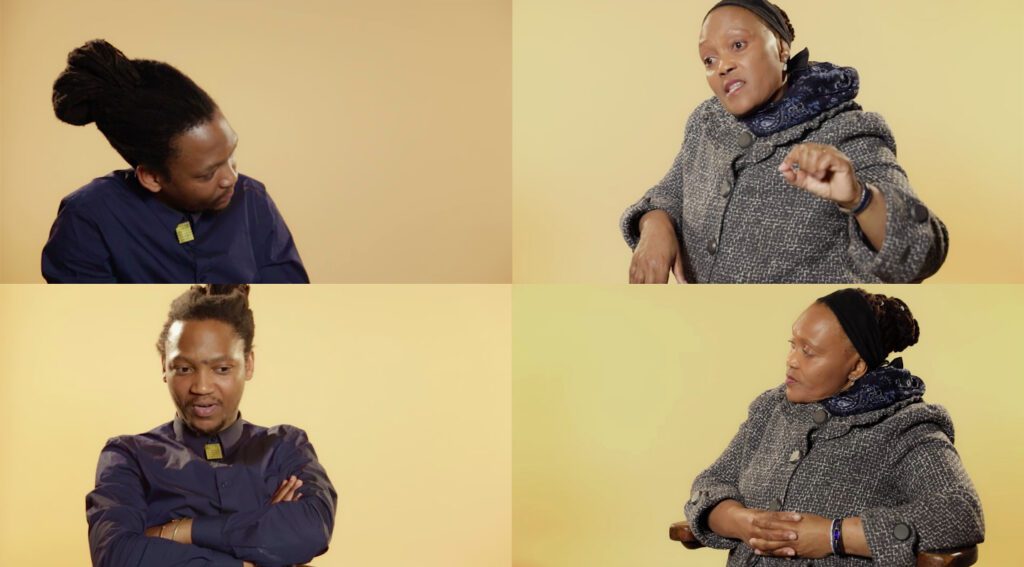 Sue Williamson & Siyah Ndawela Mgoduka, That Particular Morning, dual-channel video, 2019 (2019) 