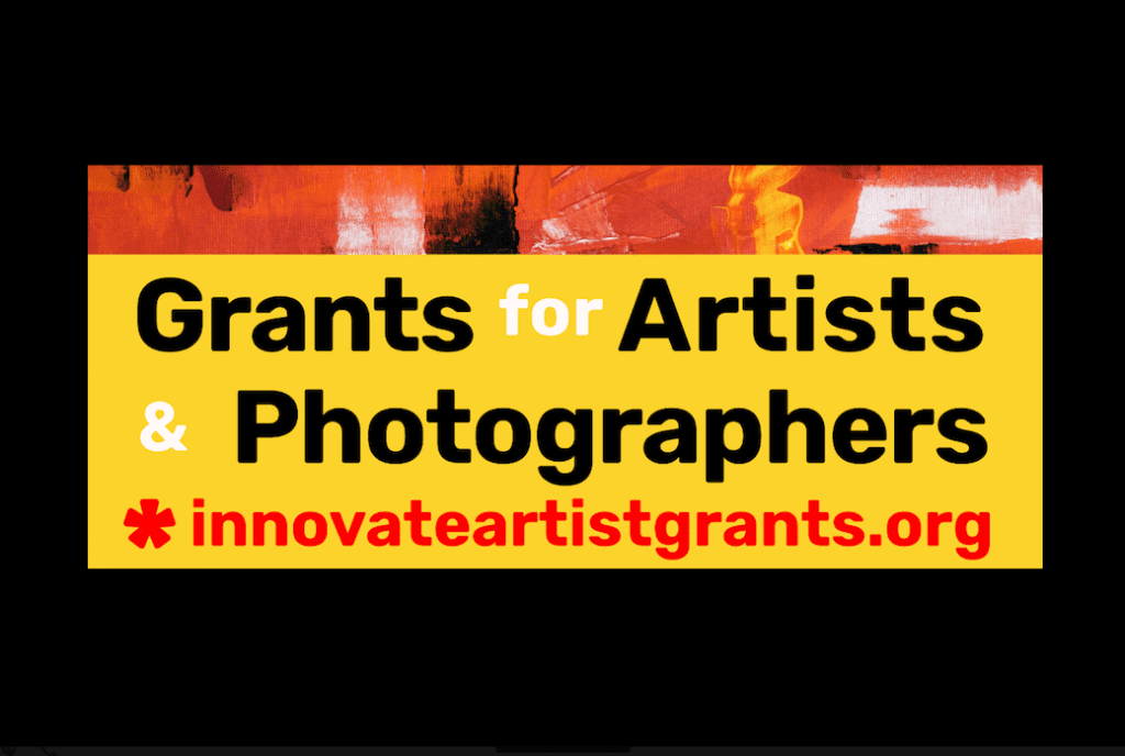 Call for Artists & Photographers – Fall Innovate Grants