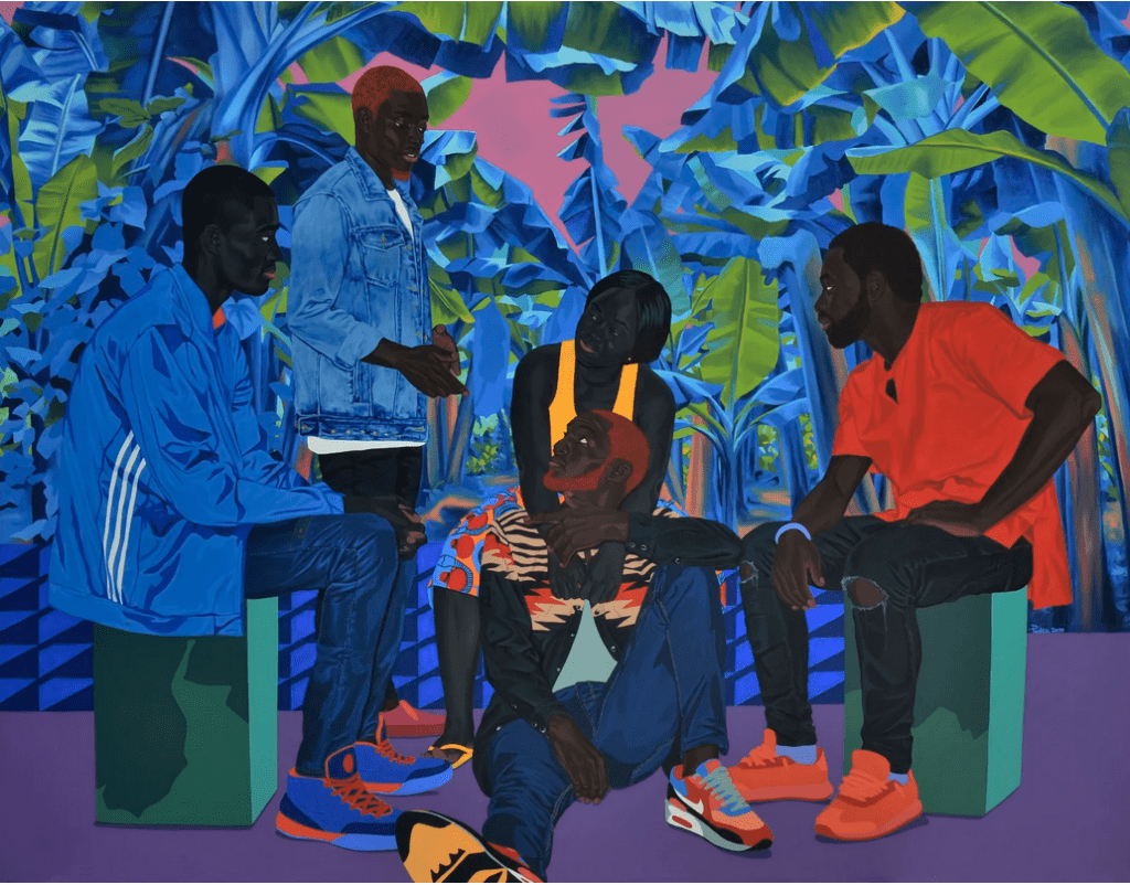 Marc Padeu ' The Blue Man Njombe' (Detail) 2019, Courtesy of the Artist