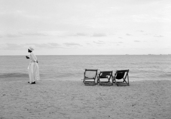 Akinbode Akinbiyi, Bar Beach, Victoria Island, Lagos, 2006. From the series Sea Never Dry
Photograph, Courtesy: the artist