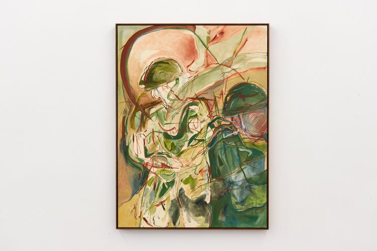 Chemu Ng'ok, Double bind (2020) | Oil on canvas, 145 x 110 cm