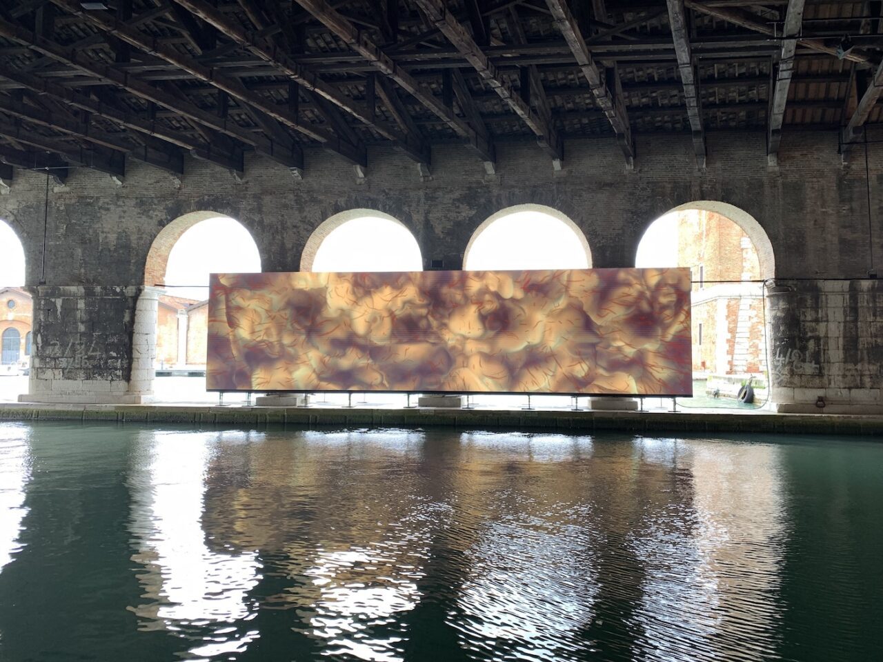Wu Tsang, Of Whales, 2022. Installation View of “The Milk of Dreams” at Arsenale. Photo: C&