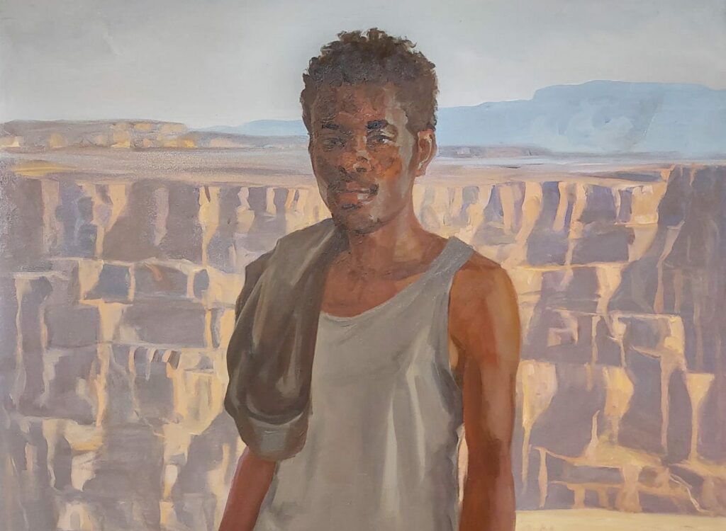 Tewodros Hagos, MIRAGE : crossing the desert : 06 (Detail), 2022