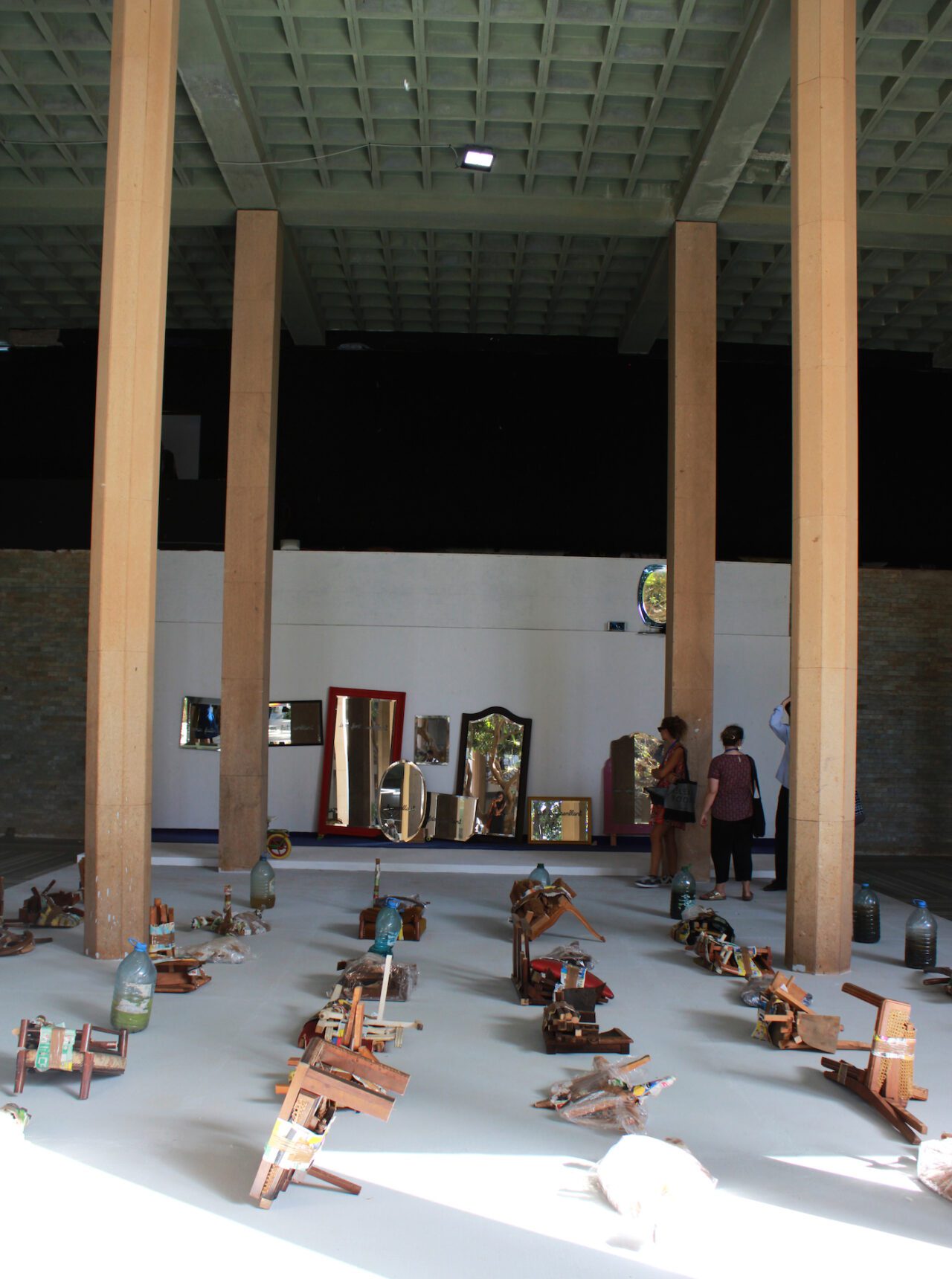 Jeanne Kamptchouang, Installation View at the 14th Dakar Biennale, 2022. Photo: Roseline Olang' Odhiambo