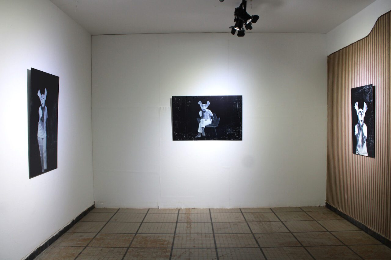 Syowia Kyambi, Installation View at the 14th Dakar Biennale, 2022. Photo: Roseline Olang' Odhiambo