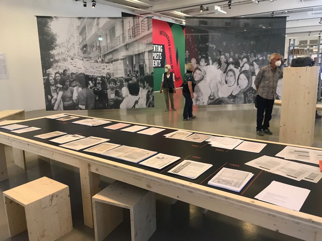 Archives des luttes des femmes en Algérie. Installation view at documenta fifteen, Kassel. Photo: C&