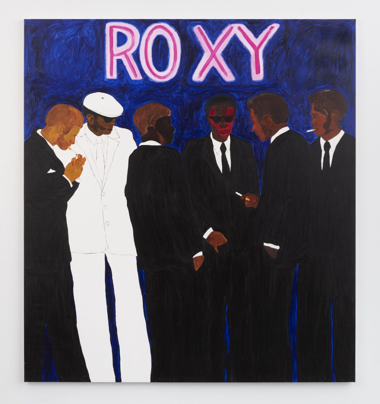 Gideon Appah, Roxy 2, 2020-21. Oil and acrylic on canvas. Photo Adam Reich