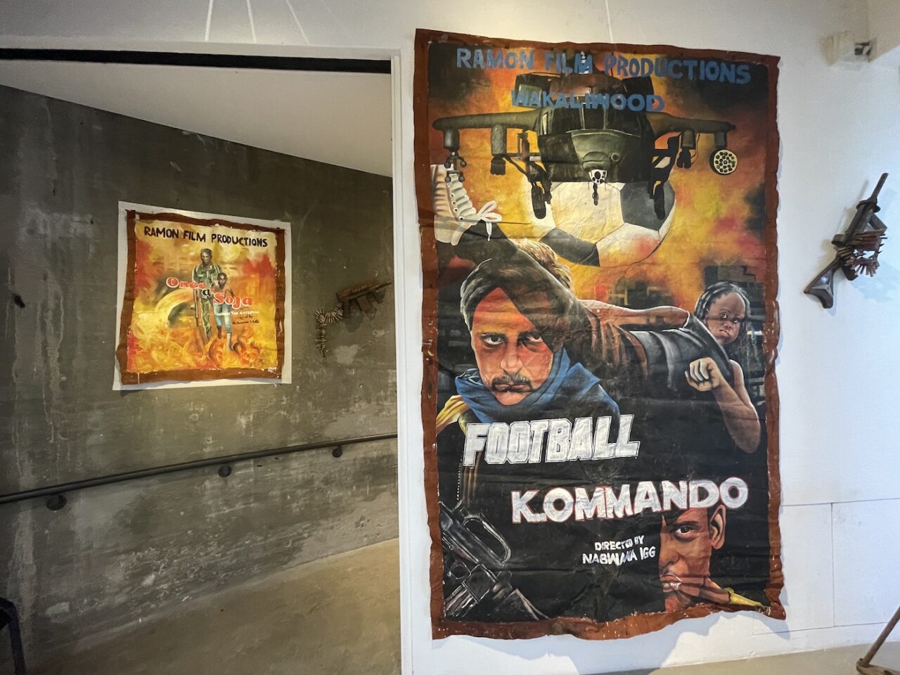 Wakaliga Uganda, Football Kommando, 2022.  Installation view at documenta fifteen, Kassel. Photo: C&