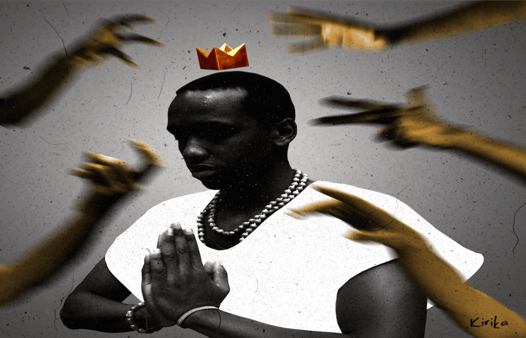 Njoroge Washington Kirika, Touch d Ancetre, SALON AFRIQUE, 2022 - Digital Collage on Archival - Madlozi Art Gallery.