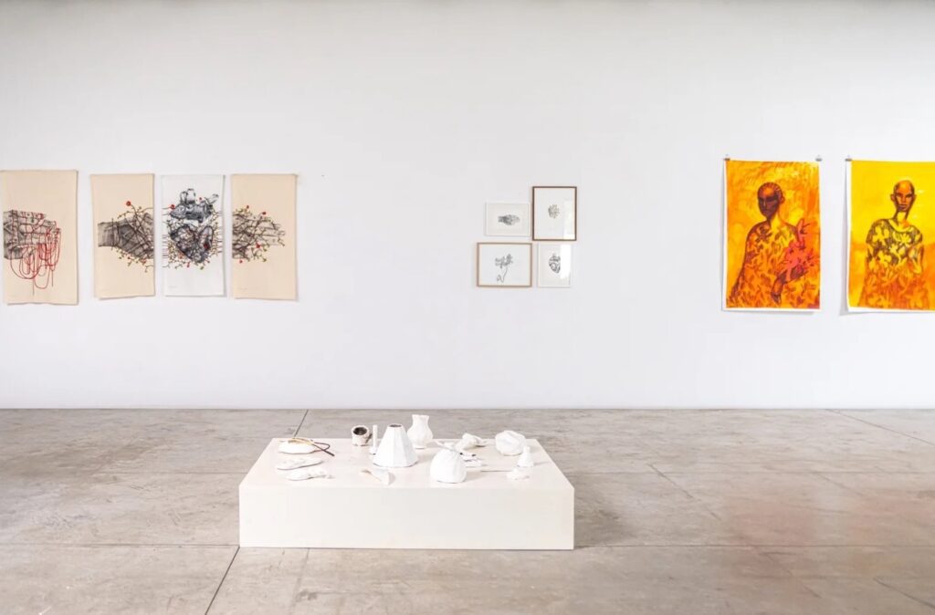 About Now #2 - emerging artists from Africa and beyond, Installation View, Cécile Fakhoury, 2022. Courtesy of Cécile Fakhoury Gallery.