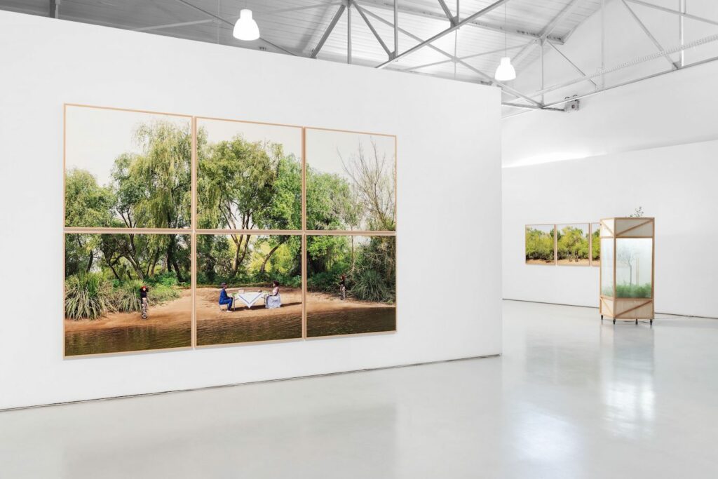 Installation view; Mirages and Deep Time; Mónica de Miranda; Galeria Avenida da Índia; 2022. © Bruno Lopes