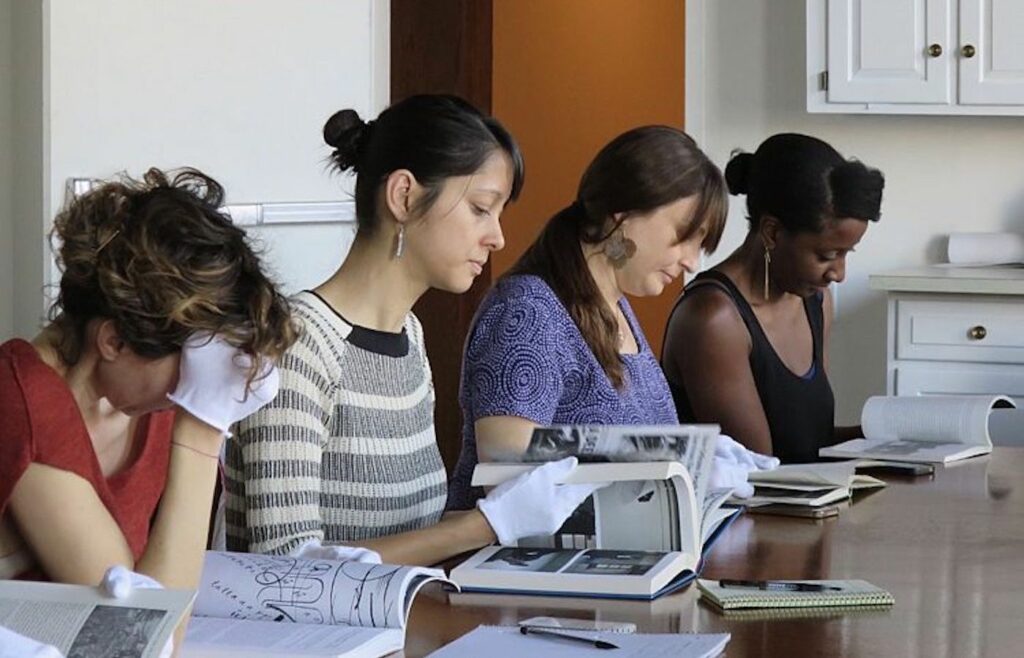 Participants in the 2015 Curatorial Intensive in New Orleans on a site visit. Courtesy of ICI