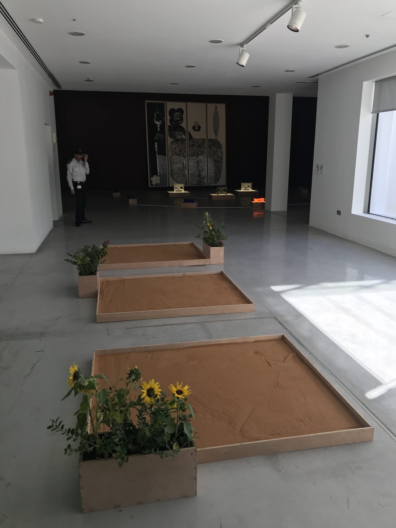 Maria Magdalena Campos-Pons, Murmullo Familiar, 2021-2023. Installation view at Sharjah Biennial 15. Photo: C&.