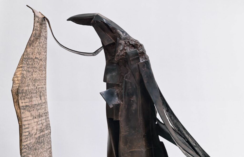 Barbara Chase-Riboud/Alberto Giacometti, The Encounter (Detail), 2023. Courtesy of MoMA