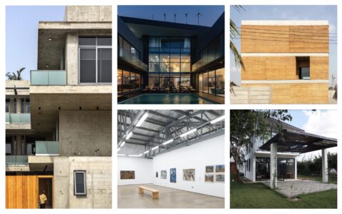 (Clockwise) Guest Artist Space Foundation in Lagos by Yinka Shonibare; Black Rock Senegal in Dakar by artist Kehinde Wiley; dot. Ateliers in Accra by Amoako Boafo; Lusaka Contemporary Art Centre by Victor Mutelekesha; Nairobi Contemporary Art Institute by Michael Armitage.