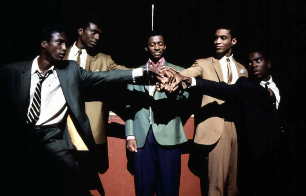 Robert Townsend, The Five Heartbeats, 1991. Image courtesy United Archives GmbH / Alamy Stock Photo.