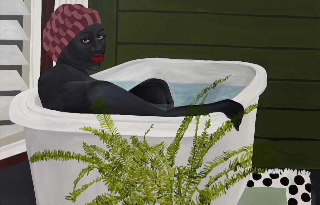 Zandile Tshabalala, Homebody: bathtub serenity, 2023. Courtesy of the artist and Bwo.