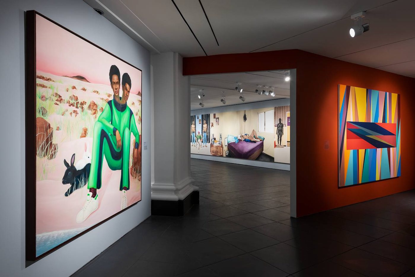 Installation view of Giants: Art from the Dean Collection. Photo: Paula Abreu Pita.