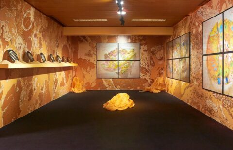 Tracy Naa Koshie Thompson, Worlds within Worlds, installation view, 2024. Courtesy of 
