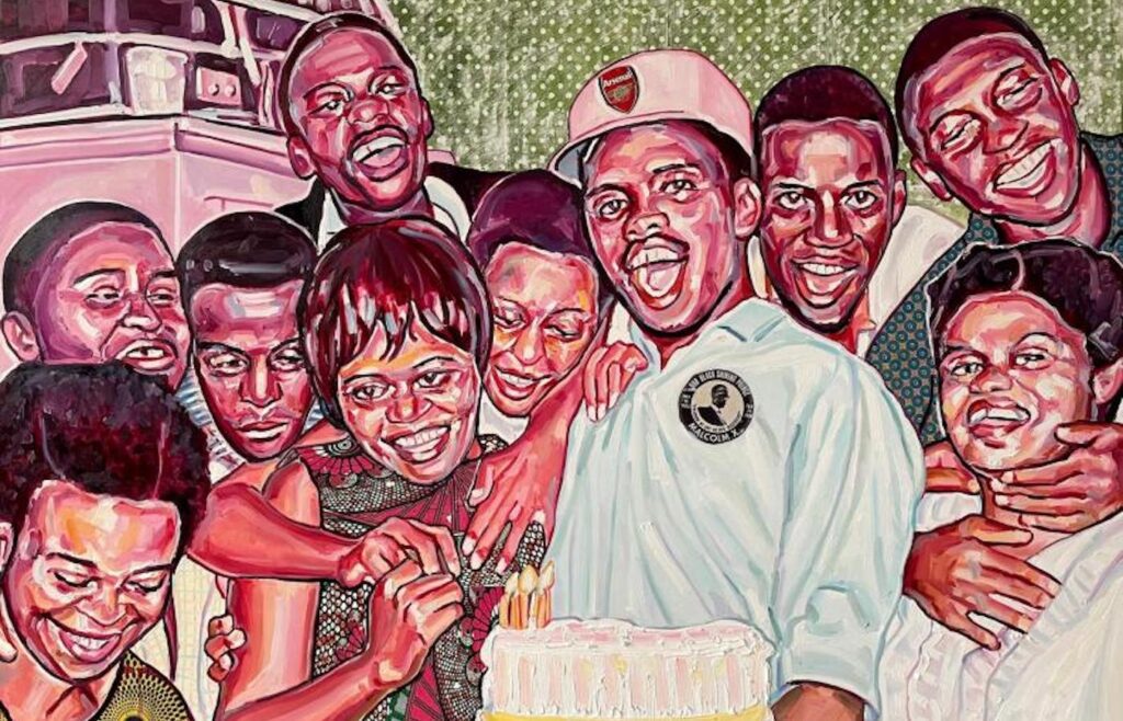 When We See Us, Esiri Erheriene-Essi, The Birthday Party, 2021© Esiri Erheriene-Essi and Galerie Ron Mandos